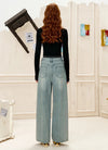 2000s High-Quality  Bell Leg Urban Beat Denim