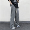 Plaid Ease Straight Wide-Leg