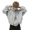Double-Layer Drawstring Sweatshirt