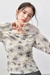 Collar Swing Elegant Long Sleeve T-Shirt