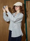 Easy Wear Stripe Soft Long Shirt