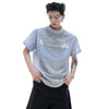 Gradient Distress-Washed Airflow Short Sleeve T-Shirt