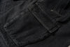 Yıkanmış Baggy Jean Şort, kombin görünüm — Navra Wear