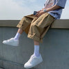 Lightweight Casual Knee-Length Utility Denim Shorts