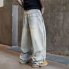 Sleek Heritage Rinse Faded Bell Leg Denim