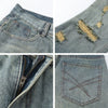 Ripped Blue Vintage Denim