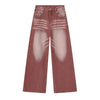 Metro Red High Street Style Relaxed Denim