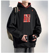 Checkered Mosaic Oversized Dual-Layer Sweatshirt
