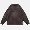 Kanji Worn Print Sweatshirt