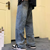 Flame Print Denim
