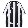 Polyester Sport Stripe Mesh Print Feather T-Shirt