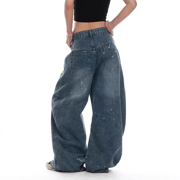 Women Stitched Western Style Classic Classic Denim alternatif görünüm