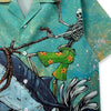Great White Aloha Hawaiian Print Top