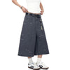 Metro Timeless Heritage Sleek Knee-Length Denim Shorts