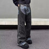 Luxury Cyber Graphic Relaxed Denim