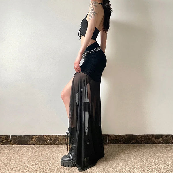 Shadow High-Waist Skirt alternatif görünüm