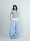 Blue Check Sport Trousers