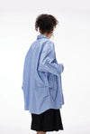 Soft Pleat Checker Cotton Everyday Shirt