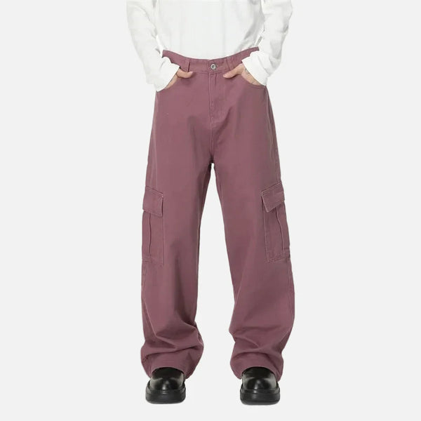 Modern Plain Tone Rinse Denim Utility Denim alternatif görünüm