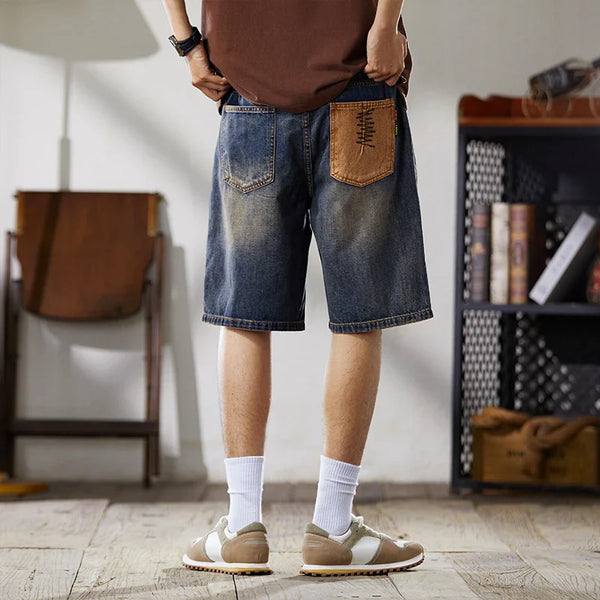All-Day Retro Washed Shorts alternatif görünüm