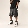 Frontier Fringe Denim Shorts