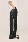 Wave Stripe Baggy Joggers