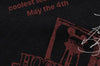Dark-Craft Polished Ripped O-Neck Short-Sleeved T-Shirt