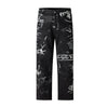 Western Style Graphic Print Relaxed Classic Denim