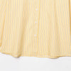 Classic Button-Front Stripe Woven Top