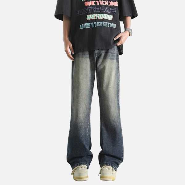 Modern Ombre Bell Denim
