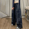 Vintage  Denim Heritage Mosaic Relaxed Pants