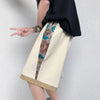 Sakura Street Embroidered Shorts
