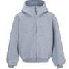Japon Baskılı Fermuarlı Sweatshirt, kombin görünüm — Navra Wear