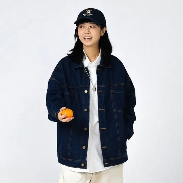 Autumn Tokyo Relaxed Workshop Denim Jacket alternatif görünüm