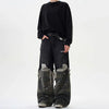 Heritage Woodland Stitched Relaxed Torn Denim