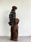 Y2K Ekose Gömlek, kombin görünüm — Navra Wear