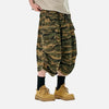 Modern Jungle Camo Utility Denim Shorts