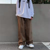 Vintage Bol Kesim Japon Baskılı Pantolon, önden görünüm — Navra Wear
