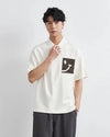Colorblock Smiley Cartoon Sport-Collar Sundaze T-Shirt
