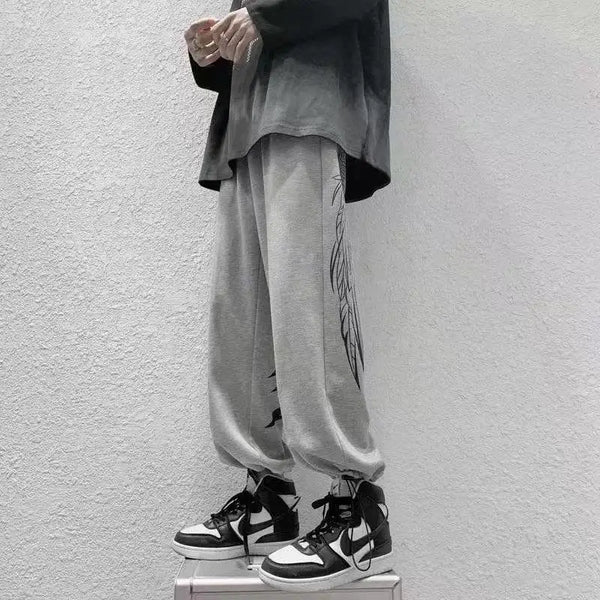 Vintage Melek Baskılı Jogger alternatif görünüm