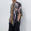 Plaid Fringe Patchwork Summer Shirt