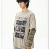 Camo Ripped Punk Long Sleeve Top