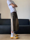 Heritage Rinse Wrinkle Denim Shorts