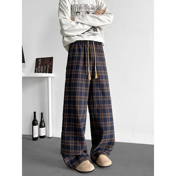 Oversized Check Sweatpants alternatif görünüm