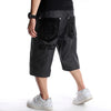 Silk Noir Street Denim Shorts