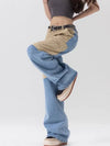 Chic Lightweight Bell Leg Denim