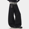 Black Faded Mosaic Easy Cut Denim