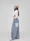 Blue Loose Dance Trousers