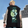 Lemon Visual Print Sleeveless Tank T-Shirt