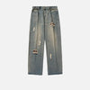 Heritage Flex Waist Patch Torn Classic Leg Denim